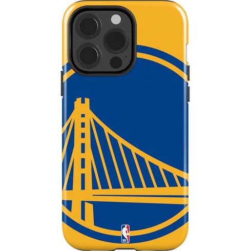 NBA Golden State Warriors Large Logo iPhone 15 Pro Impact Case